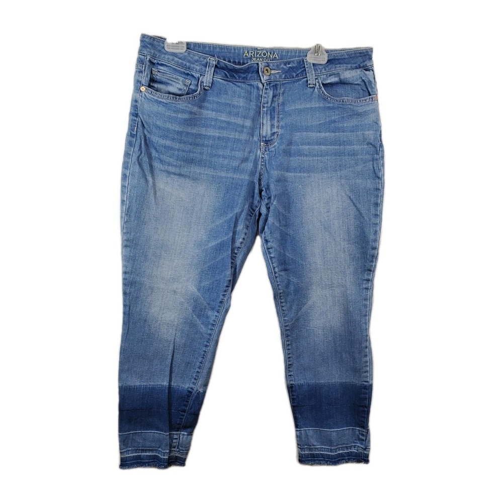 Arizona Jeans Womens Size 15 Stretch Ankle Blue